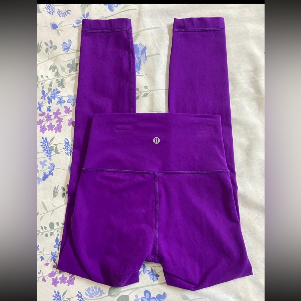 Lululemon purple leggings size 2